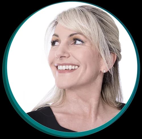 Paciente tras una sesión de cosmetología facial